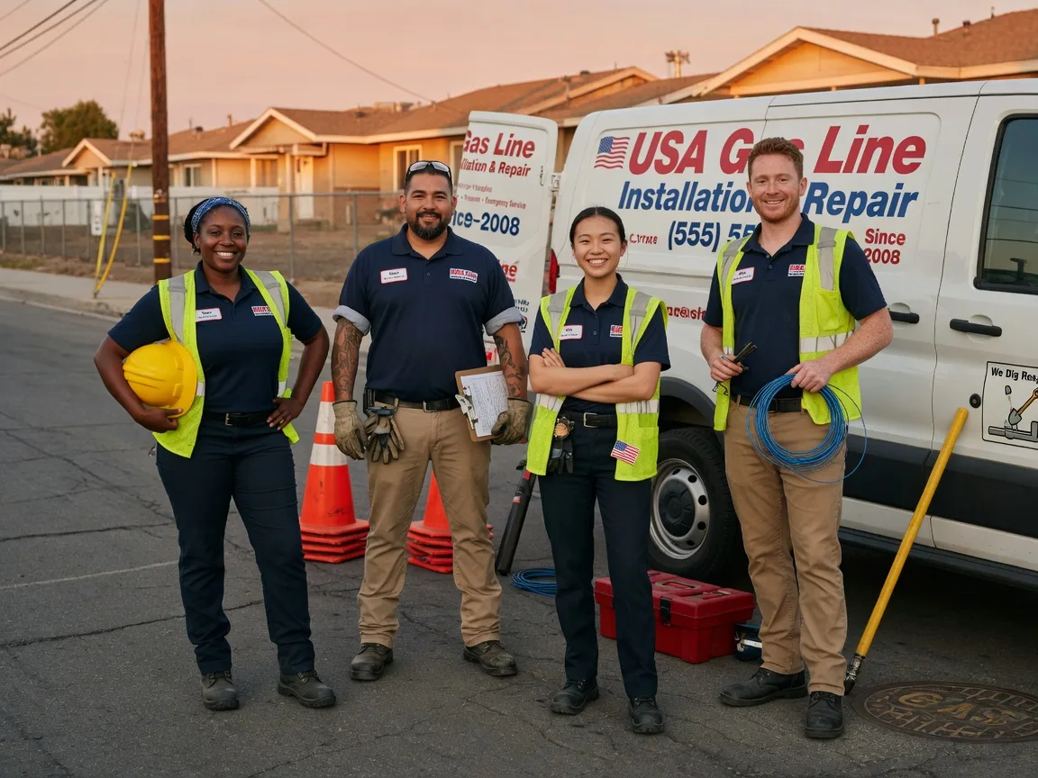 Gas Line Installation company in Hadley, PA